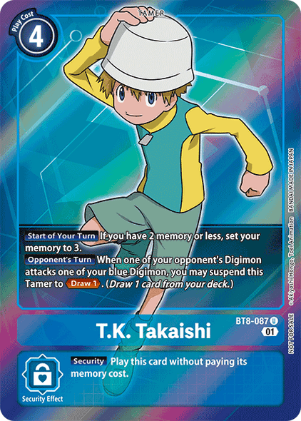 BT08-087 U, T.K. Takaishi (Box Topper)