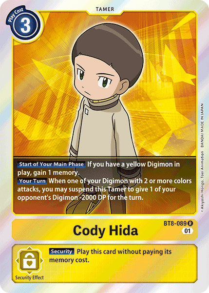 BT08-089 R, Cody Hida