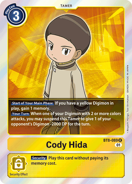BT08-089 R, Cody Hida