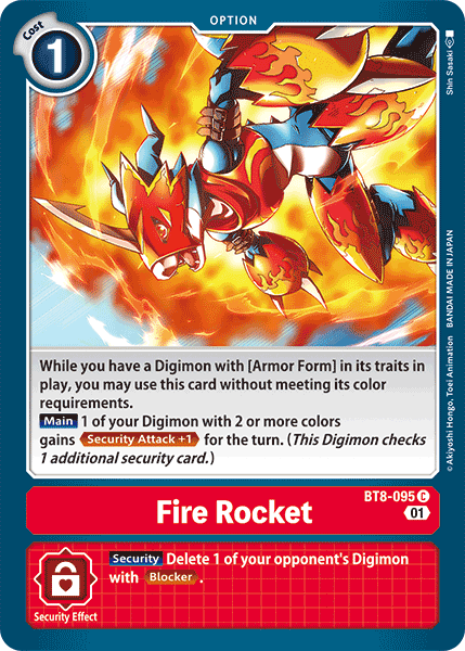 BT08-095 C, Fire Rocket
