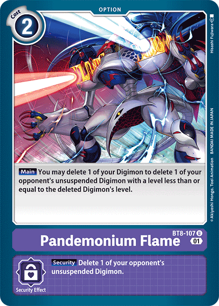BT08-107 U, Pandemonium Flame