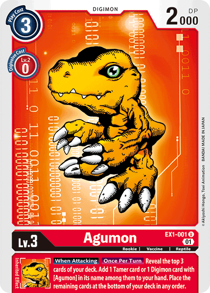 EX01-001 U, Agumon
