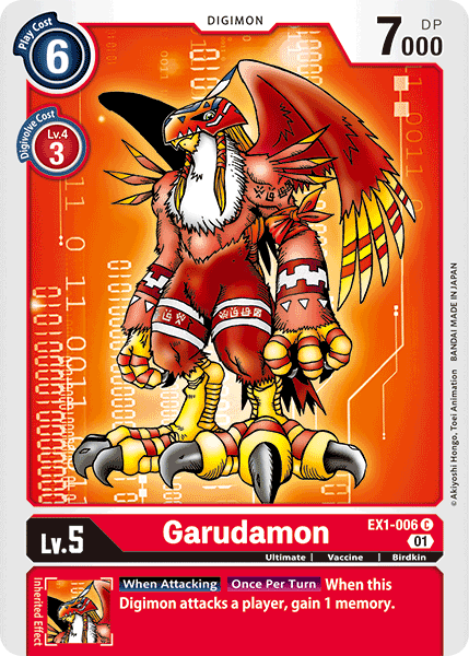 EX1-006 C, Garudamon