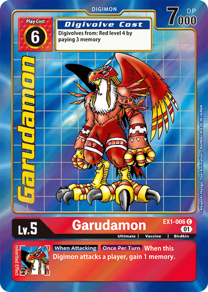EX01-006 C, Garudamon (Alternate Art)