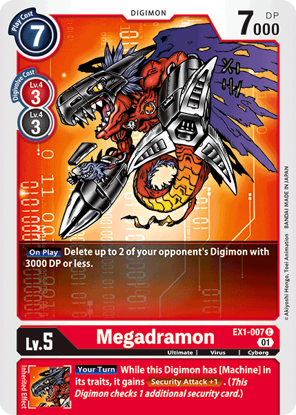 EX01-007 C, Megadramon