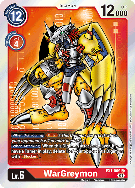 EX01-009 SR, WarGreymon