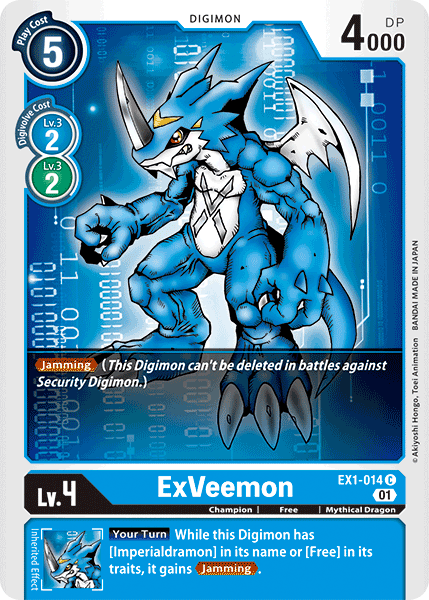 EX01-014 C, ExVeemon