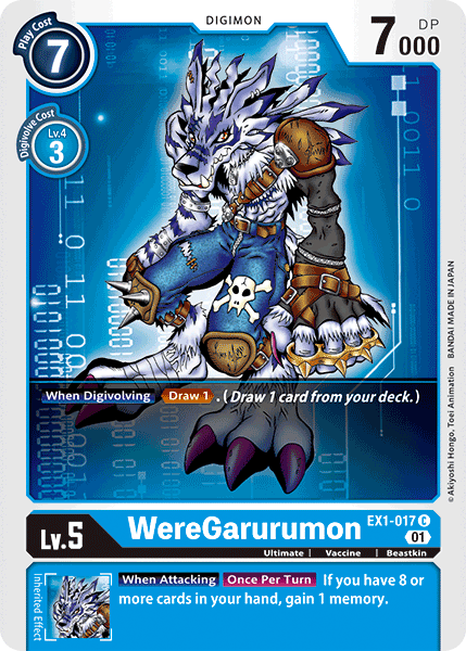 EX01-017 C, WereGarurumon
