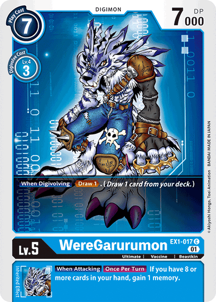 EX01-017 C, WereGarurumon