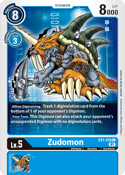 EX01-018 C, Zudomon