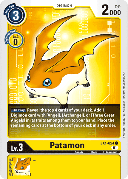 EX01-024 U, Patamon