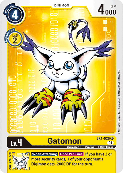 EX01-026 U, Gatomon