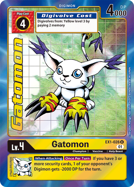 EX1-026 U, Gatomon (Alternate Art)
