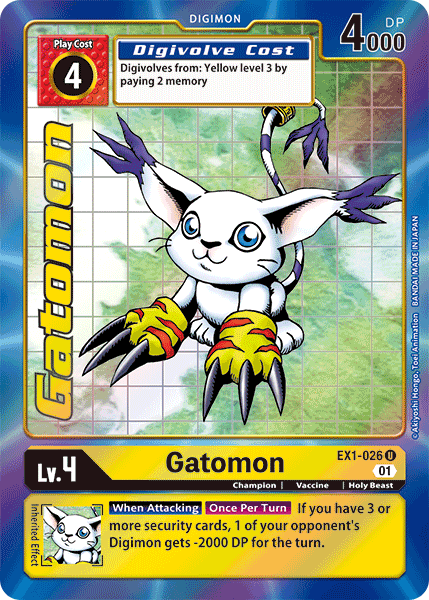 EX01-026 U, Gatomon (Alternate Art)