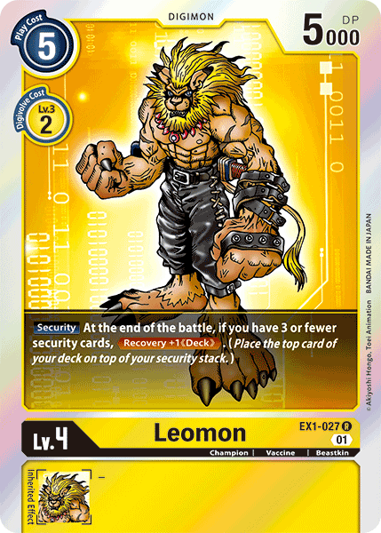 EX01-027 R, Leomon