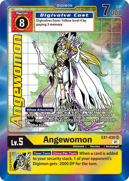 EX1-030 SR, Angewomon (Alternate Art)