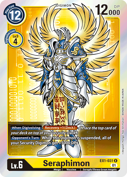 EX01-031 R, Seraphimon