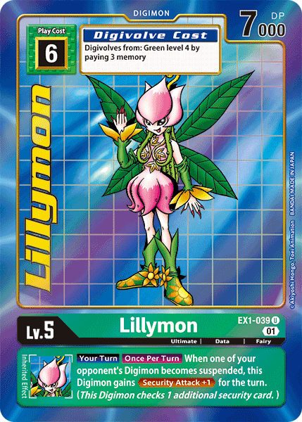 EX01-039 U, Lillymon (Alternate Art)