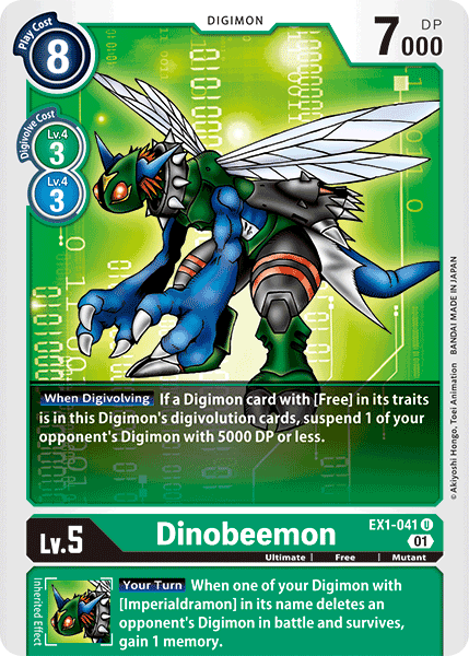 EX01-041 U, Dinobeemon