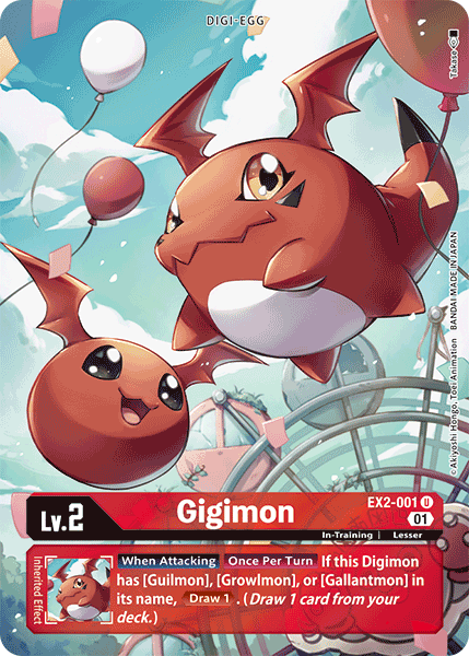 EX2-001 U, Gigimon (Alternate Art)