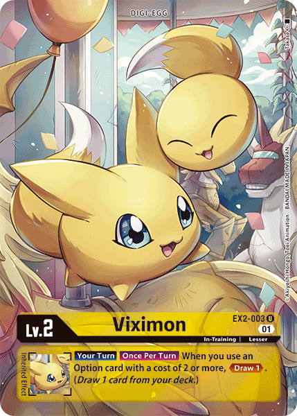 EX02-003 U, Viximon (Alternate Art)