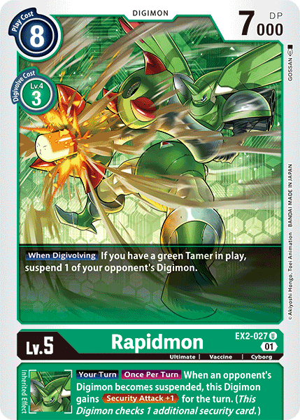 EX02-027 U, Rapidmon