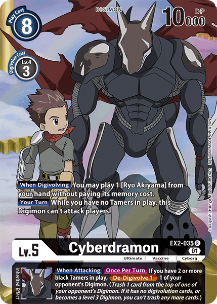 EX02-035 R, Cyberdramon (Alternate Art)