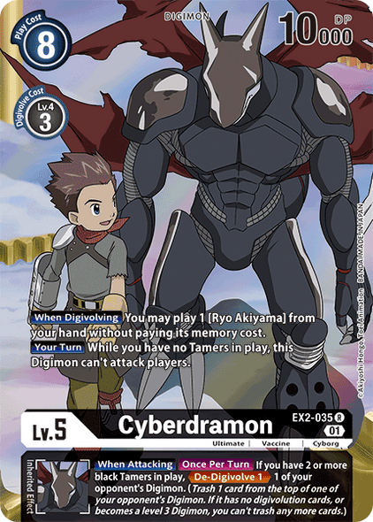 EX02-035 R, Cyberdramon (Alternate Art)