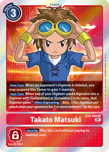EX02-056 R, Takato Matsuki