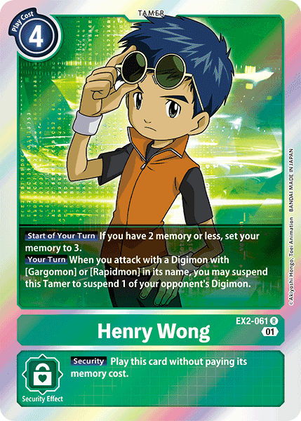 EX02-061 R, Henry Wong