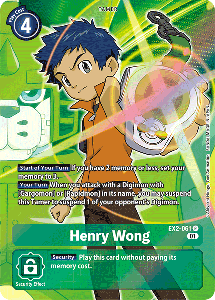 EX02-061 R, Henry Wong (Alternate Art)