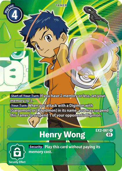 EX02-061 R, Henry Wong (Alternate Art)