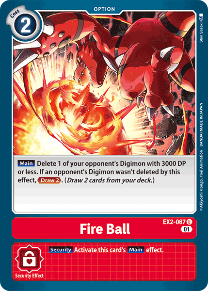 EX02-067 U, Fire Ball
