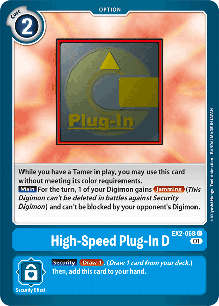 EX2-068 C, High-Speed Plug-In D