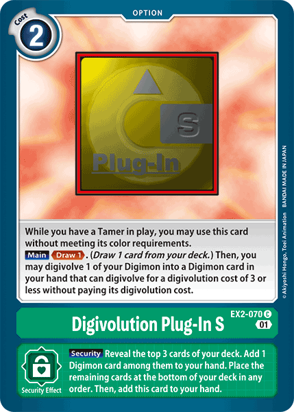 EX2-070 C, Digivolution Plug-In S