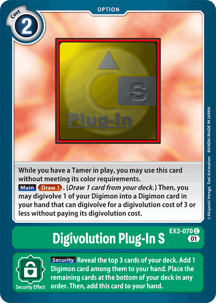 EX02-070 C, Digivolution Plug-In S