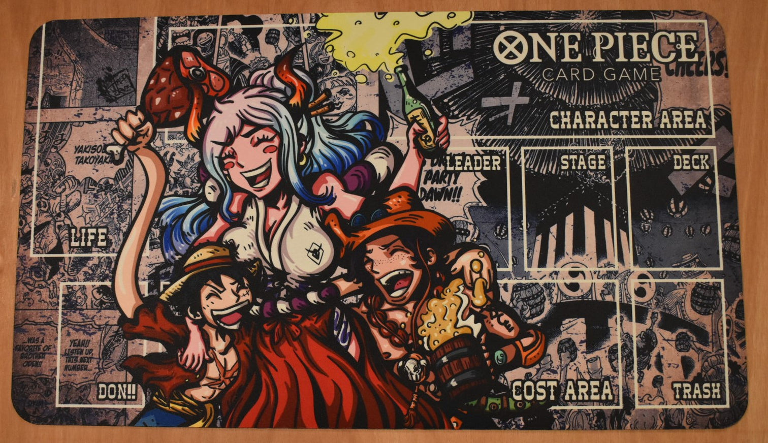Custom Playmat One Piece First Mat Kai of Cards