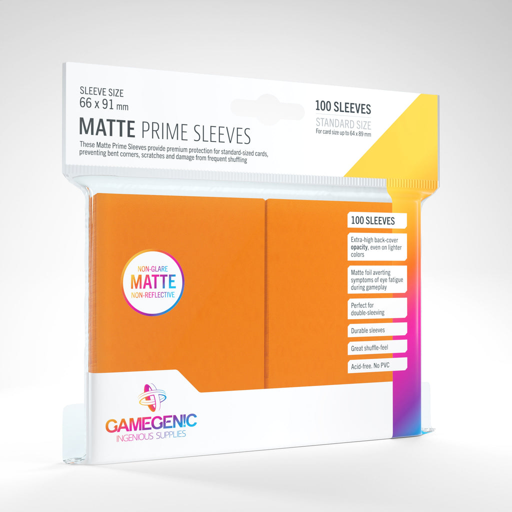 Gamegenic - Prime Matte Orange(100pcs)