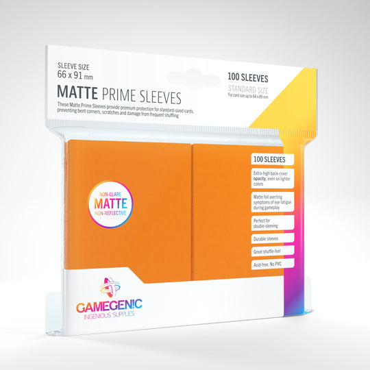 Gamegenic - Prime Matte Orange(100pcs)