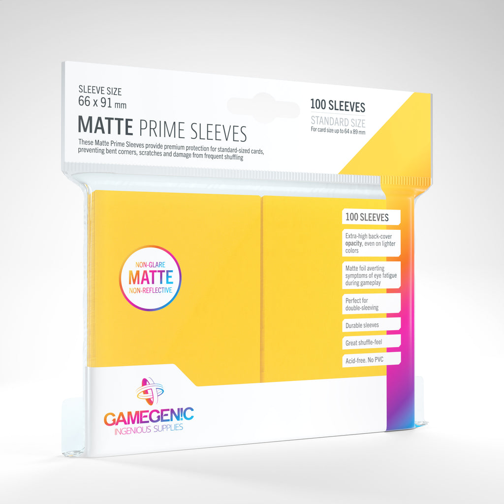 Gamegenic - Prime Matte Yellow(100pcs)