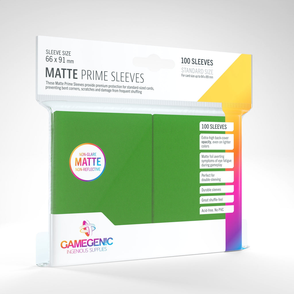Gamegenic - Prime Matte Green(100pcs)