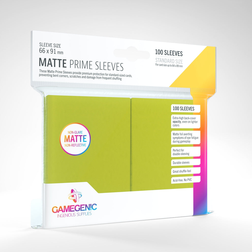 Gamegenic - Prime Matte Lime(100pcs)