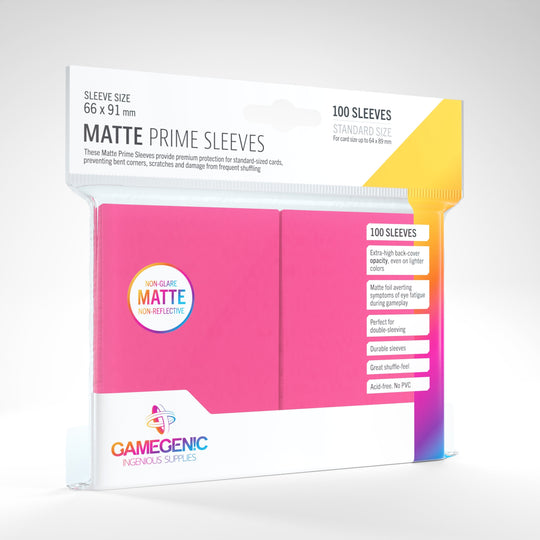 Gamegenic - Prime Matte Pink(100pcs)