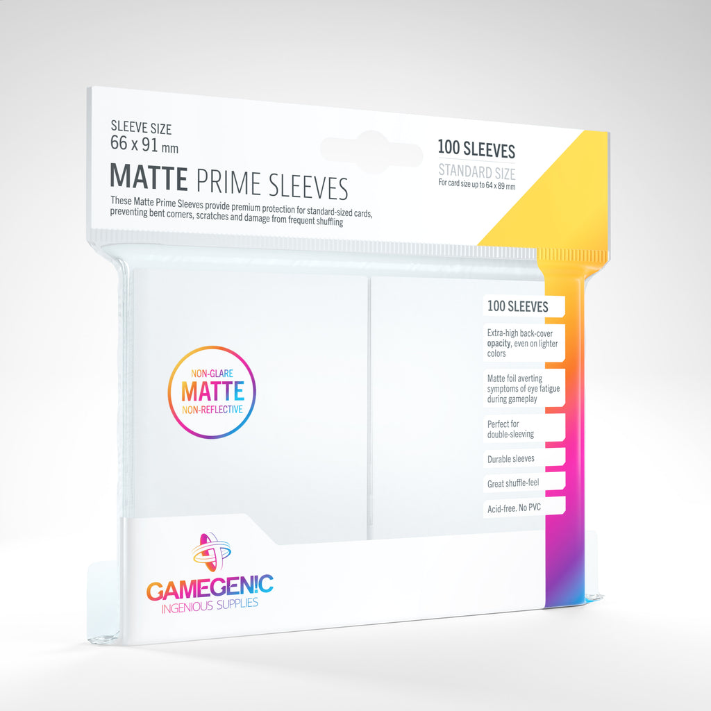 Gamegenic - Prime Matte White(100pcs)