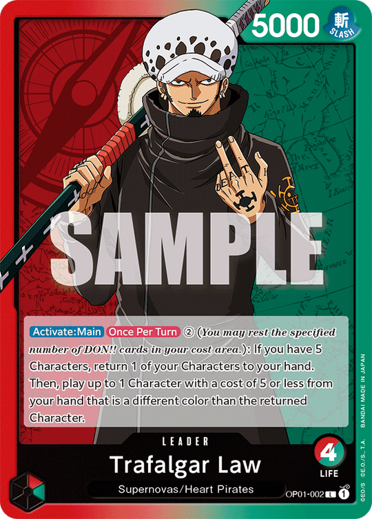 OP01-002, L, Trafalgar Law