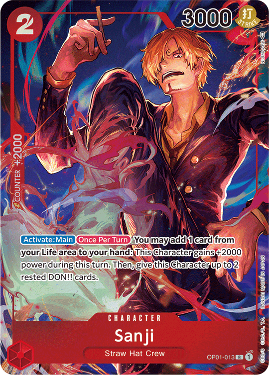 OP01-013, R, Sanji (Alternate Art)