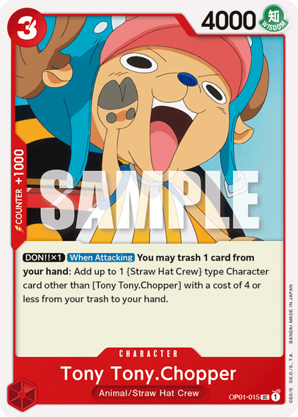OP01-015, UC, Tony Tony Chopper