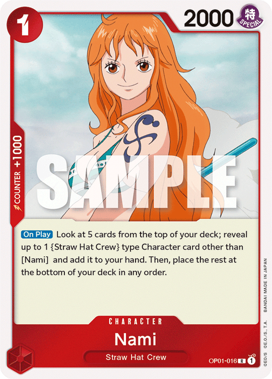OP01-016, R, Nami