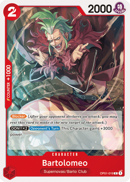 OP01-019, C, Bartolomeo