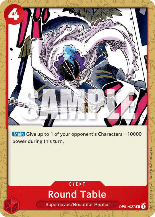 OP01-027, C, Round Table